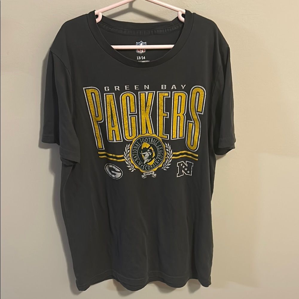 Green Bay Packers NFL Youth T-shirt. Size 13/14